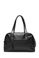 Woman Black Long-Strap Shoulder Bag | Derimod Woman Black Long-Strap Shoulder Bag | Derimod