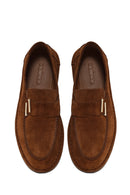 Men's Tan Suede Leather Casual Loafer | Derimod Men's Tan Suede Leather Casual Loafer | Derimod