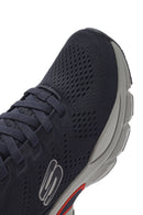 Skechers Men's Navy Blue Skech - Air Ventura Lace-Up Chunky Sole Sneaker | Derimod Skechers Men's Navy Blue Skech - Air Ventura Lace-Up Chunky Sole Sneaker | Derimod