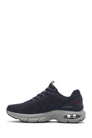 Skechers Men's Navy Blue Skech - Air Ventura Lace-Up Chunky Sole Sneaker | Derimod Skechers Men's Navy Blue Skech - Air Ventura Lace-Up Chunky Sole Sneaker | Derimod