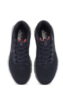 Skechers Men's Navy Blue Skech - Air Ventura Lace-Up Chunky Sole Sneaker | Derimod Skechers Men's Navy Blue Skech - Air Ventura Lace-Up Chunky Sole Sneaker | Derimod