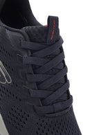 Skechers Men's Navy Blue Skech - Air Ventura Lace-Up Chunky Sole Sneaker | Derimod Skechers Men's Navy Blue Skech - Air Ventura Lace-Up Chunky Sole Sneaker | Derimod