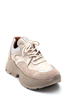 Kadın Deri Süet Deyatlı Sneaker | Derimod Kadın Deri Süet Deyatlı Sneaker | Derimod