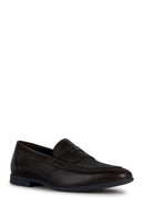 Geox Men's Brown Sapienza Leather Loafer | Derimod Geox Men's Brown Sapienza Leather Loafer | Derimod