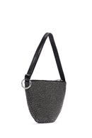 Women's Black Stone Handbag | Derimod Women's Black Stone Handbag | Derimod