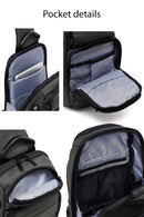 D-Pack Men's Khaki Technological Fabric Crossbody Bag | Derimod D-Pack Men's Khaki Technological Fabric Crossbody Bag | Derimod