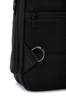 D-Pack Men's Black Technological Fabric Crossbody Bag | Derimod D-Pack Men's Black Technological Fabric Crossbody Bag | Derimod