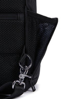 D-Pack Men's Black Technological Fabric Crossbody Bag | Derimod D-Pack Men's Black Technological Fabric Crossbody Bag | Derimod