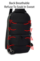 D-Pack Men's Khaki Technological Fabric Crossbody Bag | Derimod D-Pack Men's Khaki Technological Fabric Crossbody Bag | Derimod