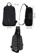D-Pack Erkek Siyah Teknolojik Kumaş Çapraz Çanta | Derimod D-Pack Erkek Siyah Teknolojik Kumaş Çapraz Çanta | Derimod