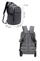 D-Pack Unisex Gri Teknolojik Kumaş Sırt Çantası | Derimod D-Pack Unisex Gri Teknolojik Kumaş Sırt Çantası | Derimod