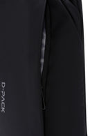 D-Pack Unisex Siyah Kumaş Sırt Çantası | Derimod D-Pack Unisex Siyah Kumaş Sırt Çantası | Derimod