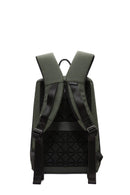 D-Pack Unisex Green Fabric Backpack | Derimod D-Pack Unisex Green Fabric Backpack | Derimod