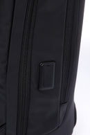 D-Pack Unisex Black Technological Hardcase Backpack | Derimod D-Pack Unisex Black Technological Hardcase Backpack | Derimod