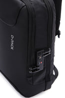 D-Pack Unisex Black Technological Hardcase Backpack | Derimod D-Pack Unisex Black Technological Hardcase Backpack | Derimod