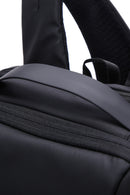 D-Pack Unisex Black Technological Hardcase Backpack | Derimod D-Pack Unisex Black Technological Hardcase Backpack | Derimod