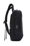 D-Pack Unisex Black Technological Hardcase Backpack | Derimod D-Pack Unisex Black Technological Hardcase Backpack | Derimod