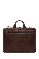 Men's Brown Leather Briefcase | Derimod Men's Brown Leather Briefcase | Derimod