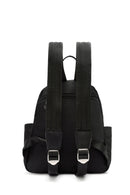Women's Black Front Pocket Backpack | Derimod Women's Black Front Pocket Backpack | Derimod