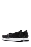 Kadın Siyah Deri Comfort Loafer | Derimod Kadın Siyah Deri Comfort Loafer | Derimod