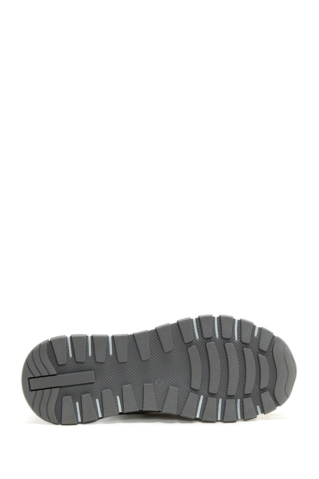 Kadın Gri Süet Deri Sneaker