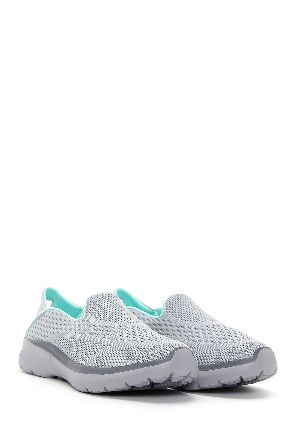 Kadın Gri Kumaş Sneaker