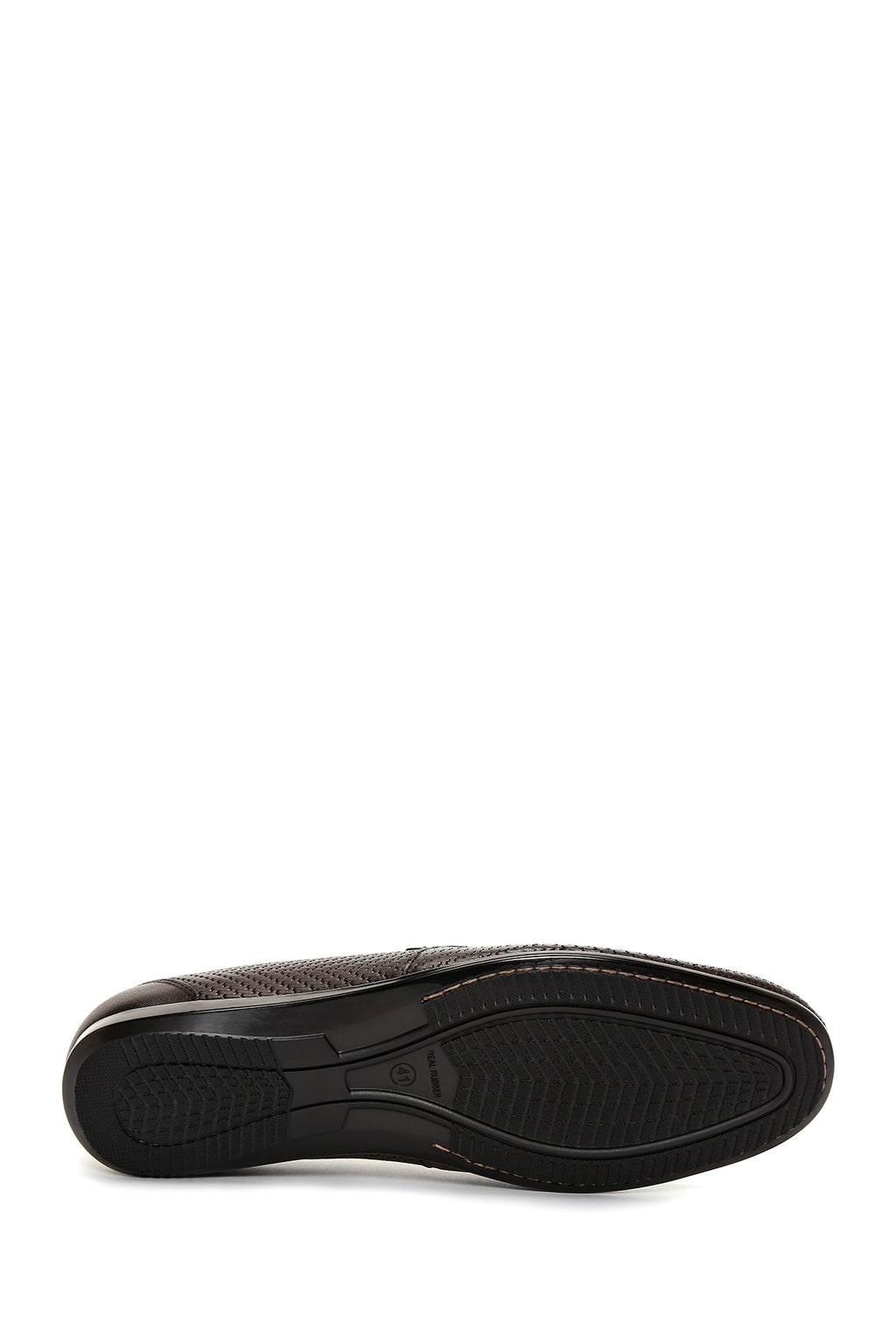 Erkek Kahve Deri Klasik Loafer
