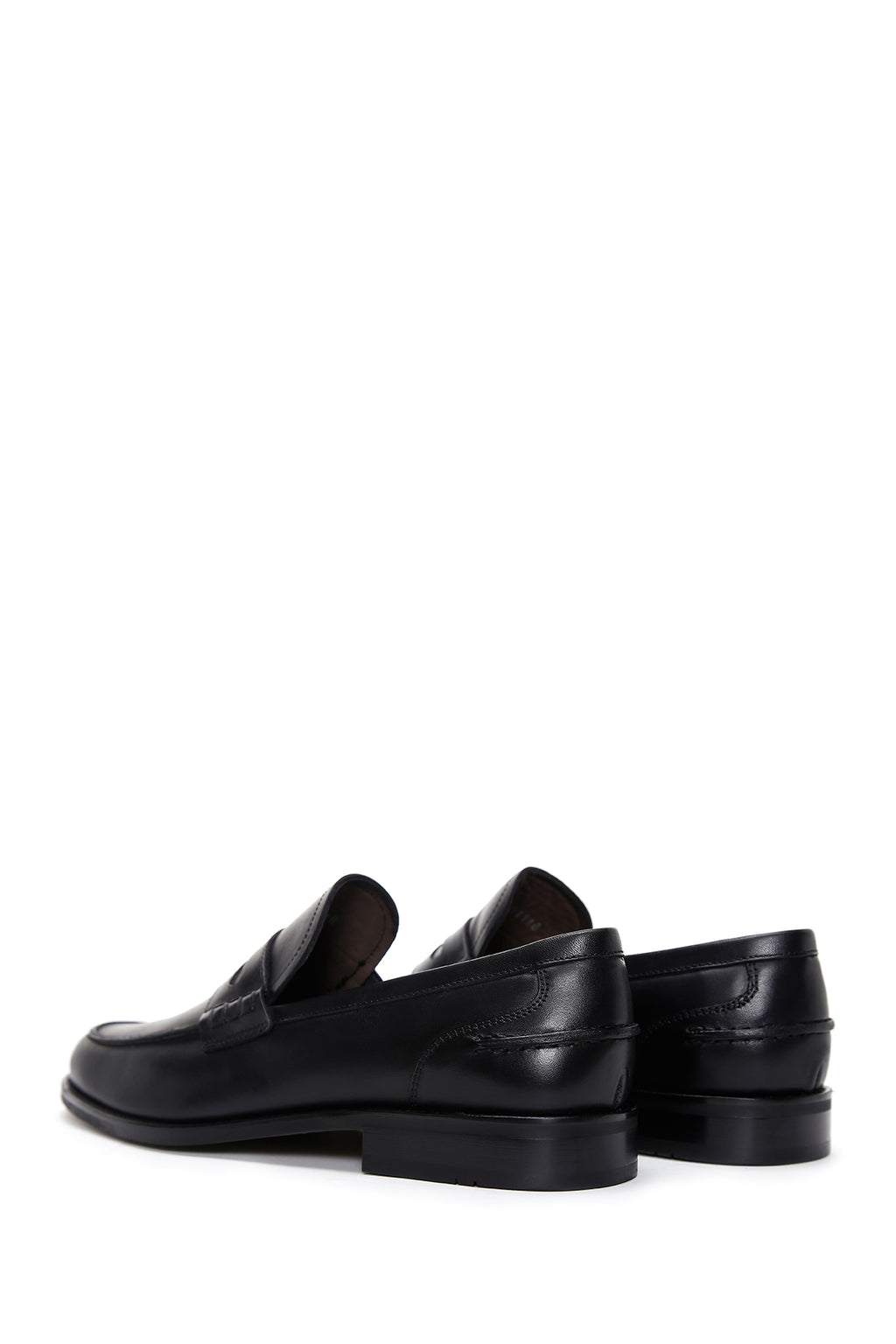 Erkek Siyah Deri Klasik Loafer