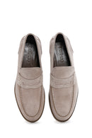 Erkek Vizon Süet Deri Casual Loafer | Derimod Erkek Vizon Süet Deri Casual Loafer | Derimod