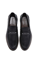 Men's Black Leather Buckle Classic Loafer | Derimod Men's Black Leather Buckle Classic Loafer | Derimod