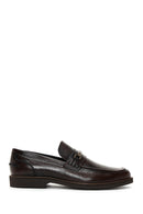 Erkek Kahve Deri Tokalı Klasik Loafer | Derimod Erkek Kahve Deri Tokalı Klasik Loafer | Derimod