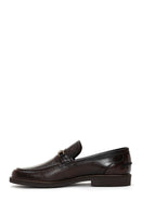 Erkek Kahve Deri Tokalı Klasik Loafer | Derimod Erkek Kahve Deri Tokalı Klasik Loafer | Derimod