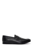 Men's Black Leather Buckle Classic Loafer | Derimod Men's Black Leather Buckle Classic Loafer | Derimod