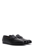 Men's Black Leather Buckle Classic Loafer | Derimod Men's Black Leather Buckle Classic Loafer | Derimod