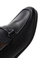 Men's Black Leather Buckle Classic Loafer | Derimod Men's Black Leather Buckle Classic Loafer | Derimod