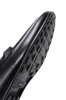 Men's Black Leather Buckle Classic Loafer | Derimod Men's Black Leather Buckle Classic Loafer | Derimod