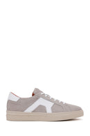 Erkek Vizon Süet Deri Sneaker | Derimod Erkek Vizon Süet Deri Sneaker | Derimod