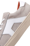 Erkek Vizon Süet Deri Sneaker | Derimod Erkek Vizon Süet Deri Sneaker | Derimod