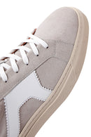 Erkek Vizon Süet Deri Sneaker | Derimod Erkek Vizon Süet Deri Sneaker | Derimod