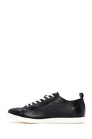 Men's Black Leather Sneaker | Derimod Men's Black Leather Sneaker | Derimod