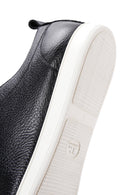 Men's Black Leather Sneaker | Derimod Men's Black Leather Sneaker | Derimod