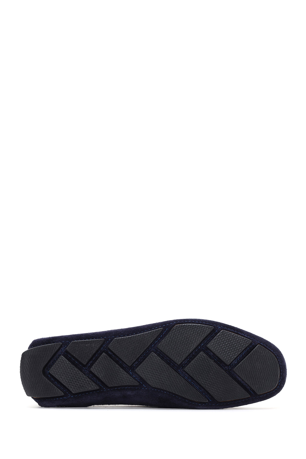 Erkek Lacivert Süet Deri Loafer