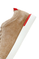 Erkek Vizon Süet Deri Sneaker | Derimod Erkek Vizon Süet Deri Sneaker | Derimod