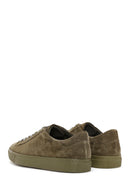 Erkek Haki Süet Deri Sneaker | Derimod Erkek Haki Süet Deri Sneaker | Derimod