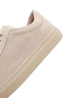 Erkek Vizon Süet Deri Sneaker | Derimod Erkek Vizon Süet Deri Sneaker | Derimod