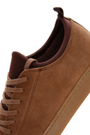Erkek Vizon Süet Deri Sneaker | Derimod Erkek Vizon Süet Deri Sneaker | Derimod