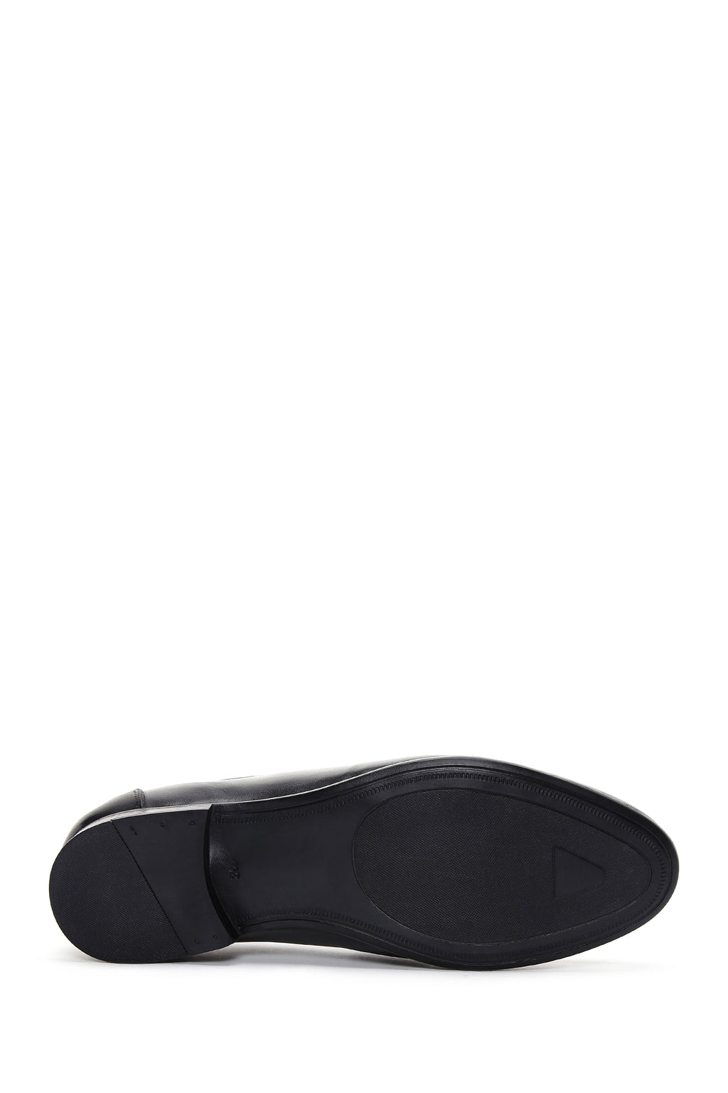 Erkek Siyah Deri Püsküllü Klasik Loafer