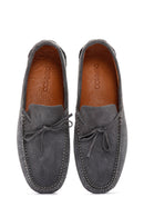 Erkek Gri Deri Loafer | Derimod Erkek Gri Deri Loafer | Derimod