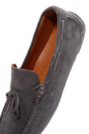 Erkek Gri Deri Loafer | Derimod Erkek Gri Deri Loafer | Derimod