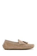 Men's Mink Suede Leather Tasseled Loafer | Derimod Men's Mink Suede Leather Tasseled Loafer | Derimod